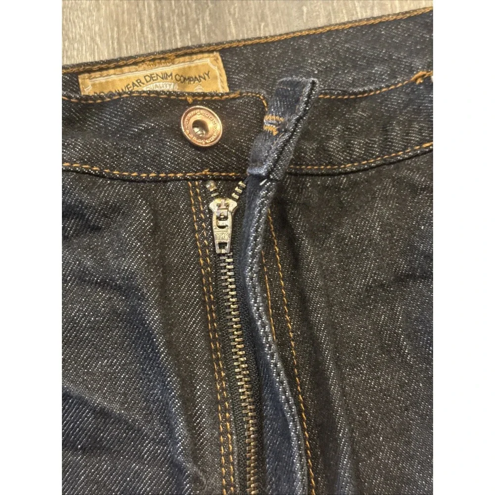 Rockwear Denim Men's 40x32 Black Jeans 100% Cotton Selvedge